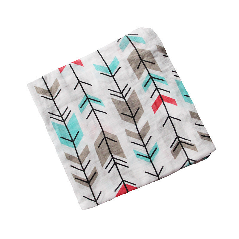 Bamboo Muslin Swaddle | Soft Neutral Receiving Blanket | Tiny and Thrives