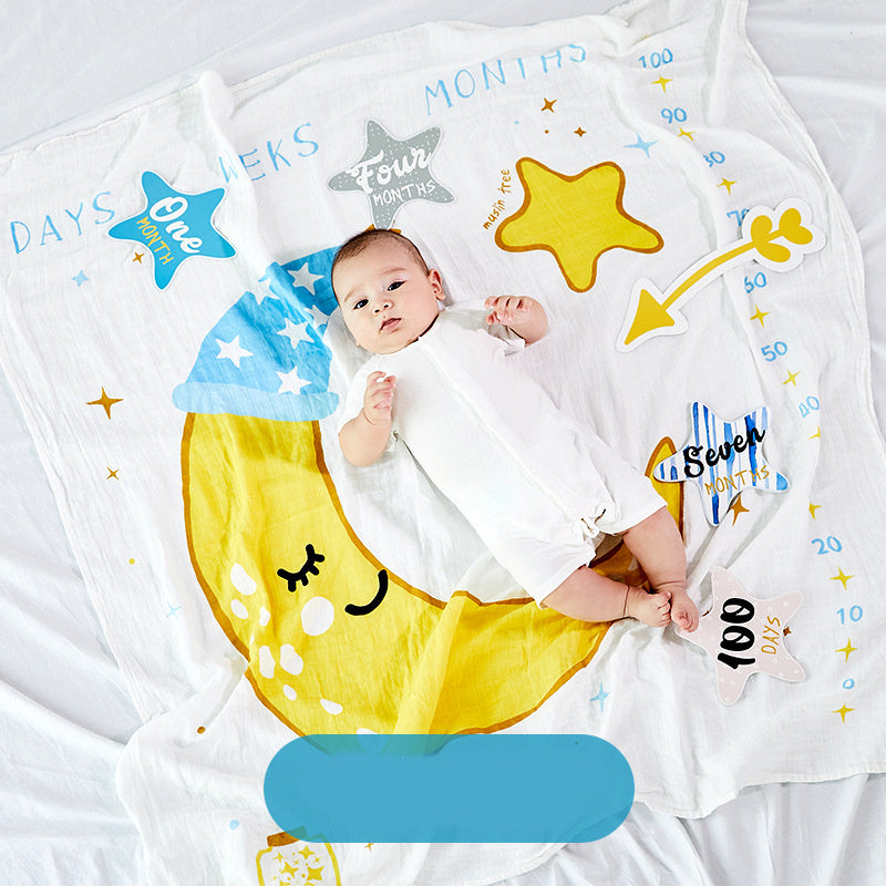 Baby Boy Swaddle – Soft Cotton Muslin Blanket for Newborns | Tiny and Thrives