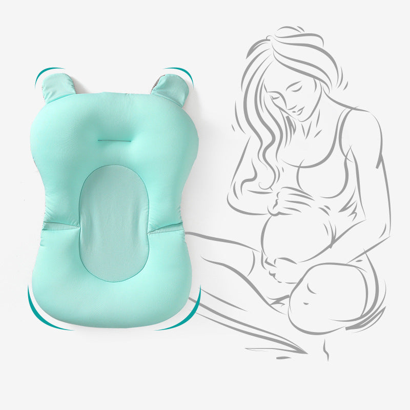 Baby Shower Bed Bath Cushion – Safe Newborn Bath Support | Tiny and Thrives