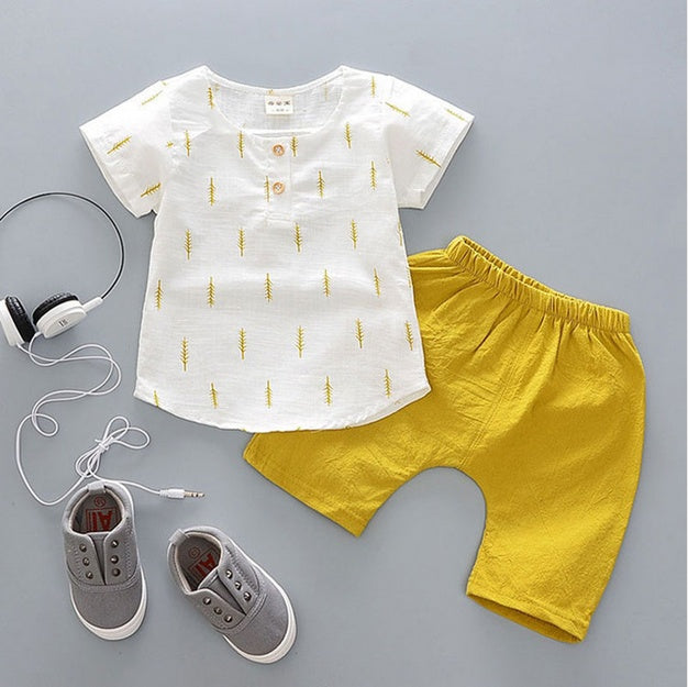 Back to School Outfits for Baby Boys – Summer Sports Set | Tiny and Thrives