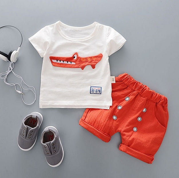 Back to School Outfits for Baby Boys – Summer Sports Set | Tiny and Thrives