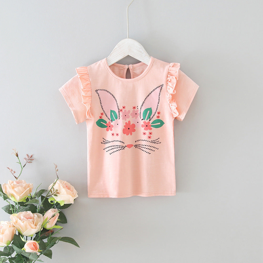 Baby Lace T-Shirt – Soft Cotton Sweet Style | Tiny and Thrives