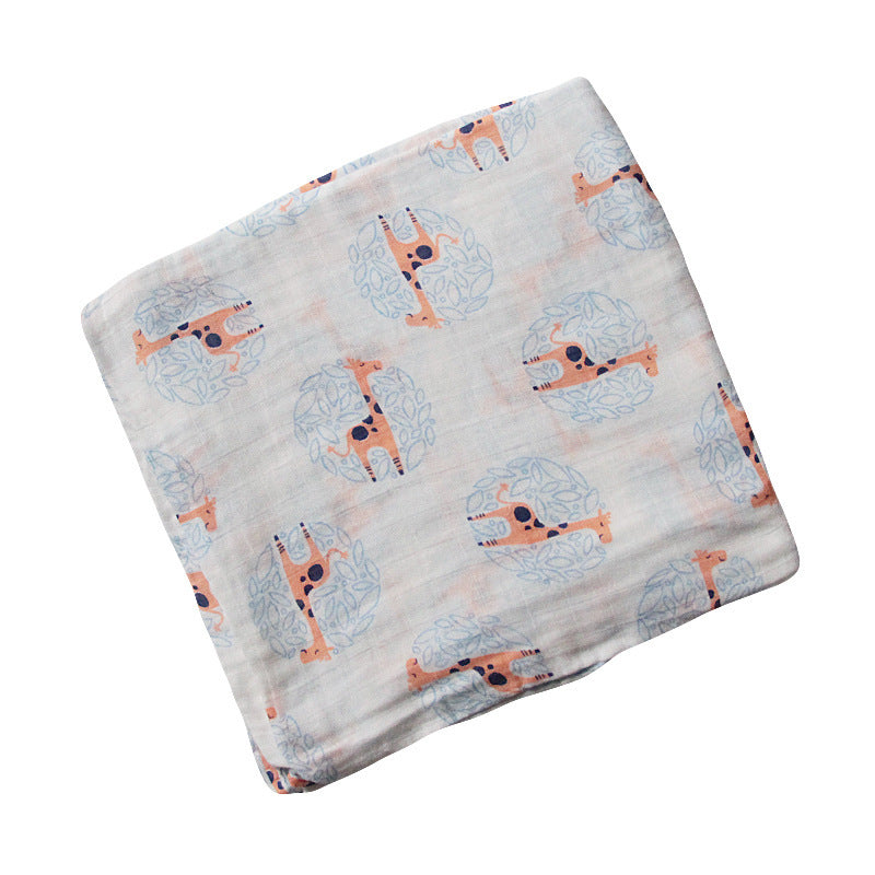 Bamboo Muslin Swaddle | Soft Neutral Receiving Blanket | Tiny and Thrives