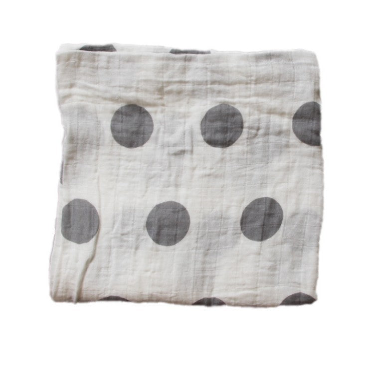 Bamboo Muslin Swaddle | Soft Neutral Receiving Blanket | Tiny and Thrives