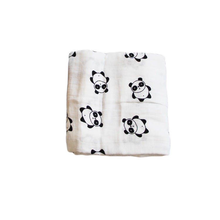 Bamboo Muslin Swaddle | Soft Neutral Receiving Blanket | Tiny and Thrives