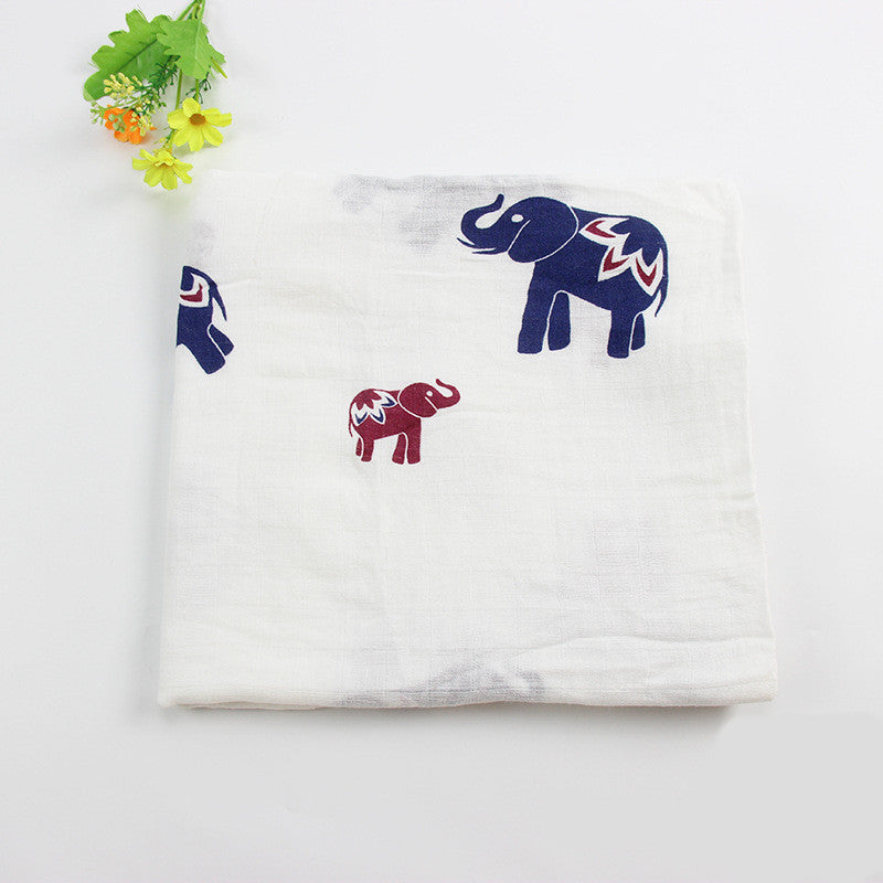 Bamboo Muslin Swaddle | Soft Neutral Receiving Blanket | Tiny and Thrives