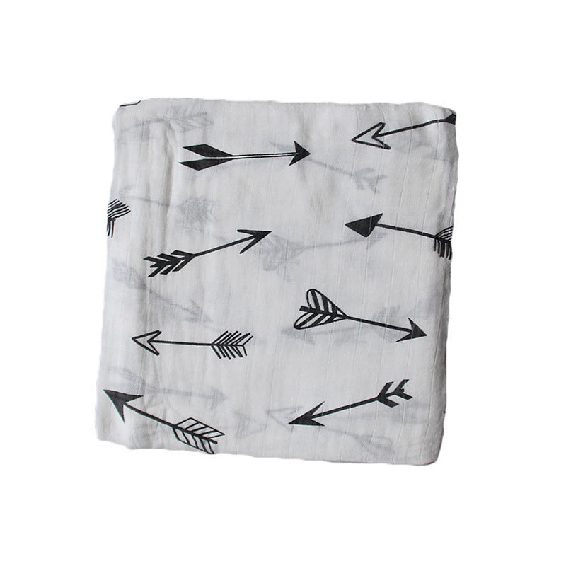 Bamboo Muslin Swaddle | Soft Neutral Receiving Blanket | Tiny and Thrives