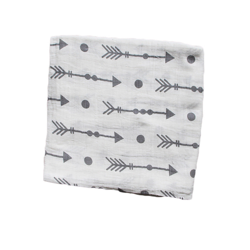 Bamboo Muslin Swaddle | Soft Neutral Receiving Blanket | Tiny and Thrives