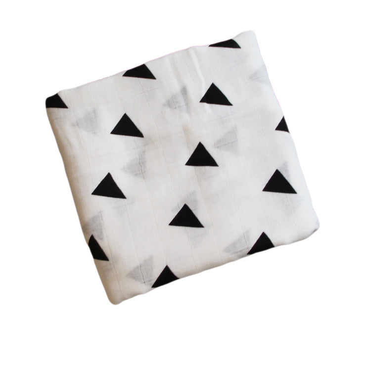 Bamboo Muslin Swaddle | Soft Neutral Receiving Blanket | Tiny and Thrives