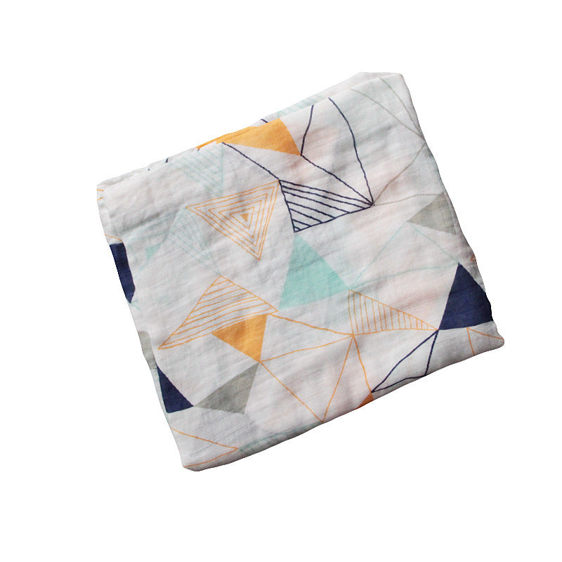 Bamboo Muslin Swaddle | Soft Neutral Receiving Blanket | Tiny and Thrives