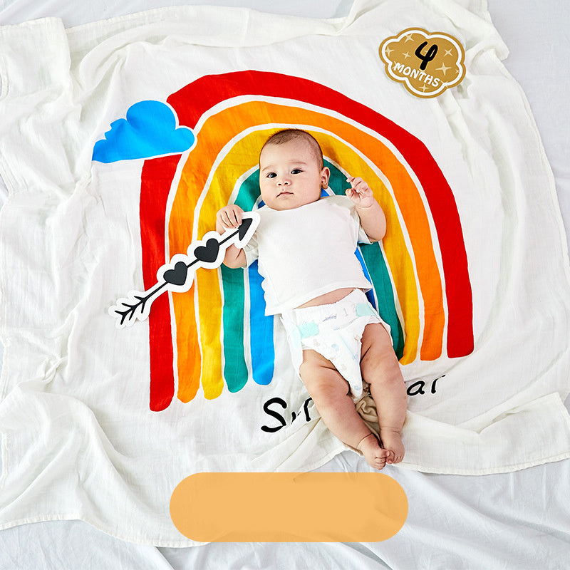 Baby Boy Swaddle – Soft Cotton Muslin Blanket for Newborns | Tiny and Thrives