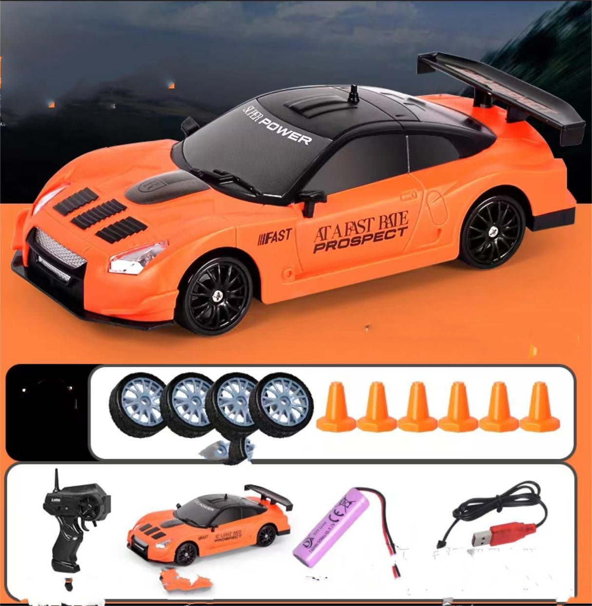 RC Drift Car 4WD High-Speed Remote Control Racing Toy | Tiny and Thrives