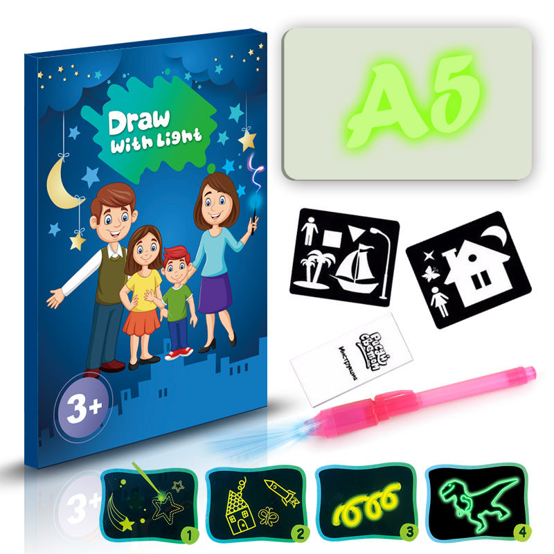 Light Drawing Pad 3D Magic Sketch Board for Kids | Tiny and Thrives
