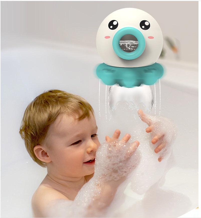 Octopus Bath Toy Water Spray Fountain for Babies & Toddlers | Tiny and Thrives