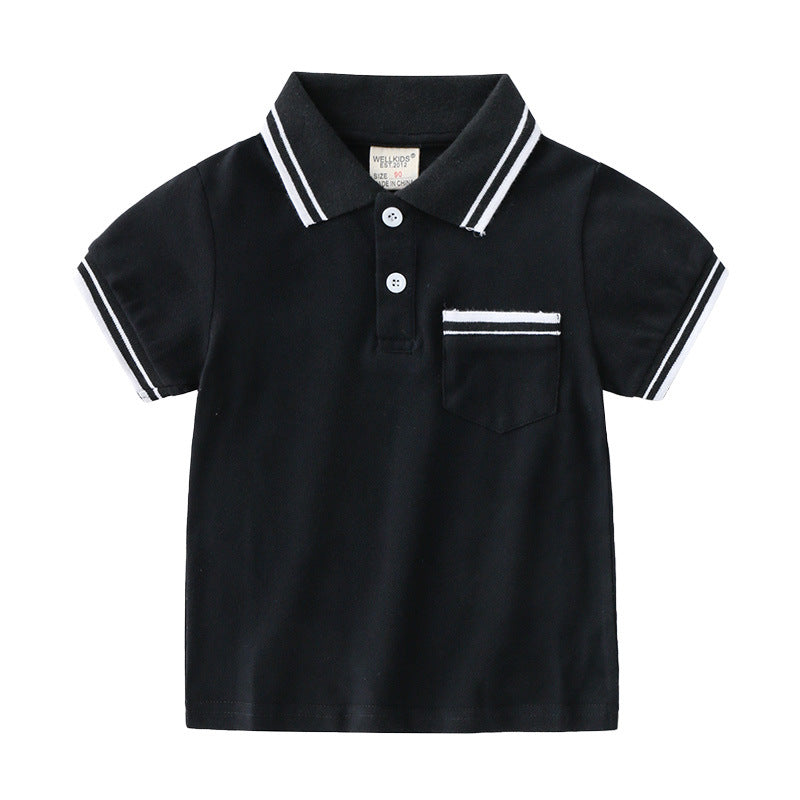 Boys' Summer Polo T-Shirt Cotton Casual Shirt – Tiny and Thrives