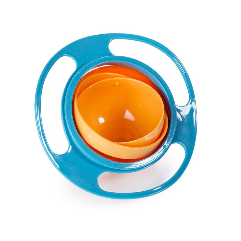 360° Rotate Spill-Proof Baby Bowl – Easy Clean & Safe | Tiny and Thrives