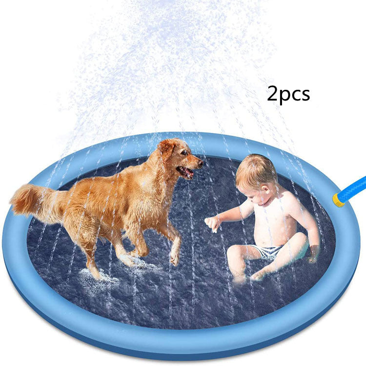 Non-Slip Splash Pad for Kids & Pets – Summer Water Fun | Tiny and Thrives