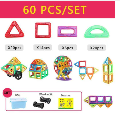 Magnetic Building Blocks DIY Construction Toys for Kids | Tiny and Thrives