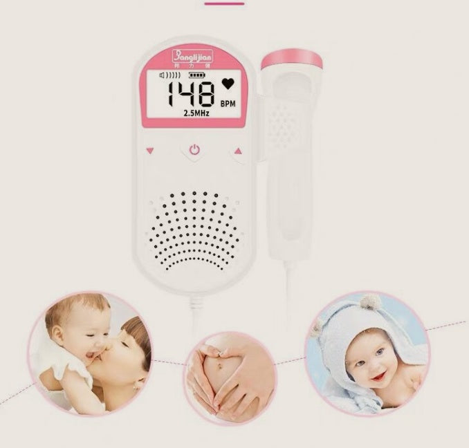 Fetal Doppler Baby Heartbeat Monitor for Home Pregnancy | Tiny and Thrives