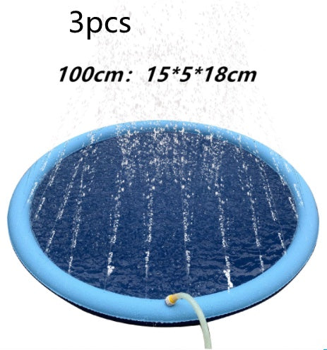 Non-Slip Splash Pad for Kids & Pets – Summer Water Fun | Tiny and Thrives