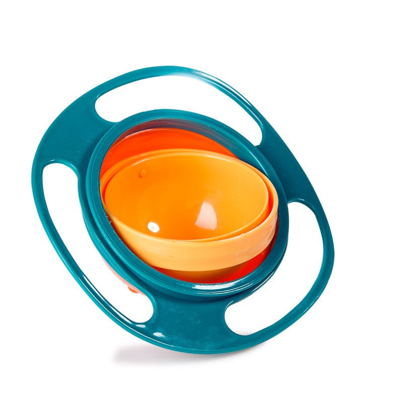 360° Rotate Spill-Proof Baby Bowl – Easy Clean & Safe | Tiny and Thrives