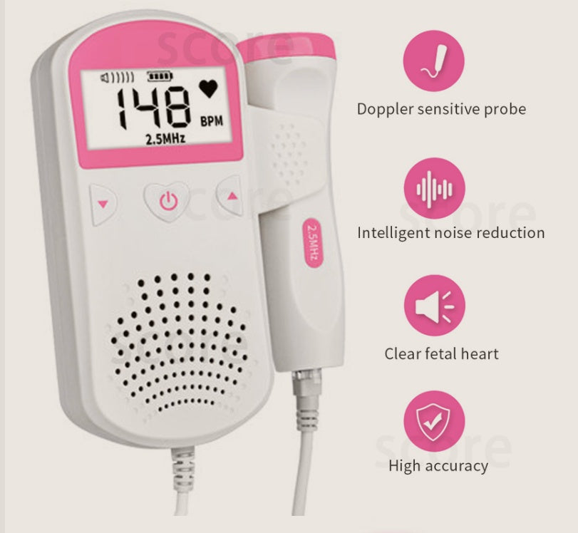 Fetal Doppler Baby Heartbeat Monitor for Home Pregnancy | Tiny and Thrives