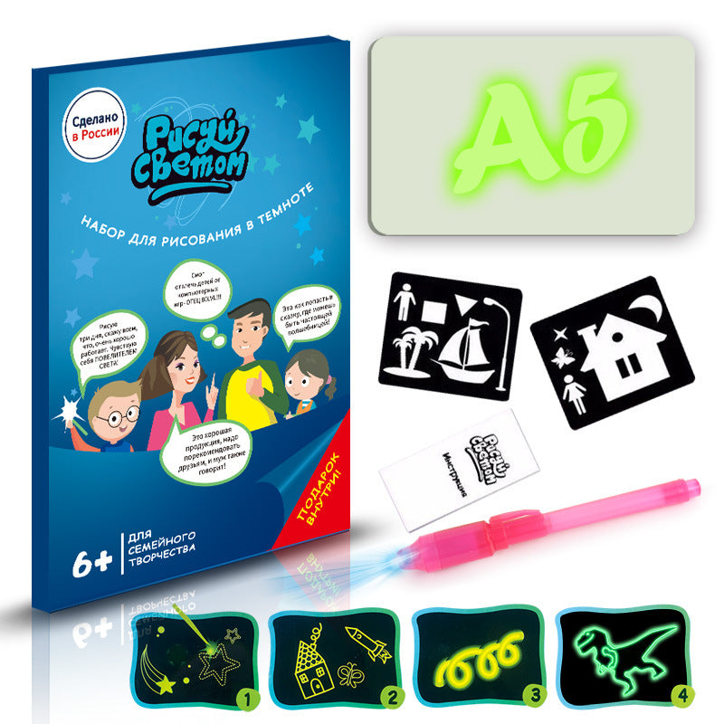 Light Drawing Pad 3D Magic Sketch Board for Kids | Tiny and Thrives