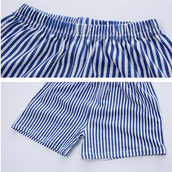 Baby Summer Clothing Set Cartoon Cotton T-Shirt Outfit for Toddlers | Tiny and Thrives