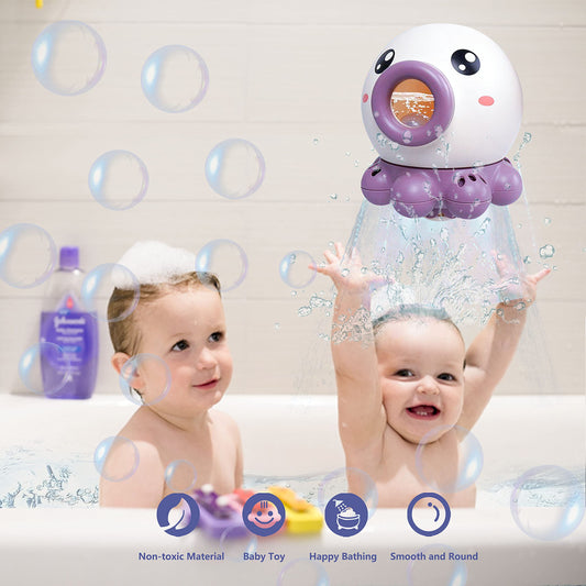Octopus Bath Toy Water Spray Fountain for Babies & Toddlers | Tiny and Thrives