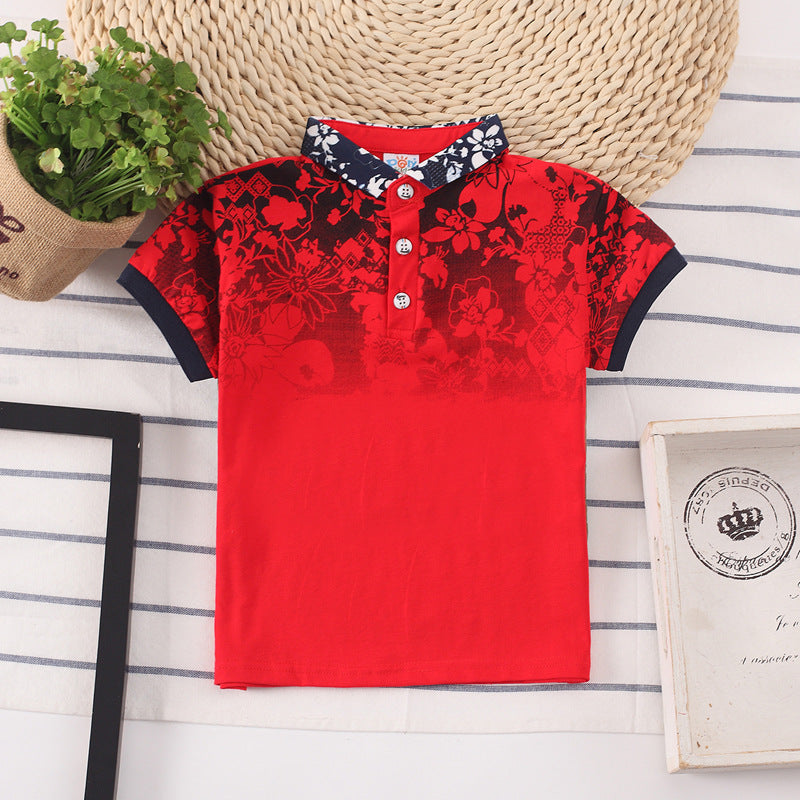 Kids Boys Cotton Shirt Short Sleeve Summer Tops – Tiny and Thrives