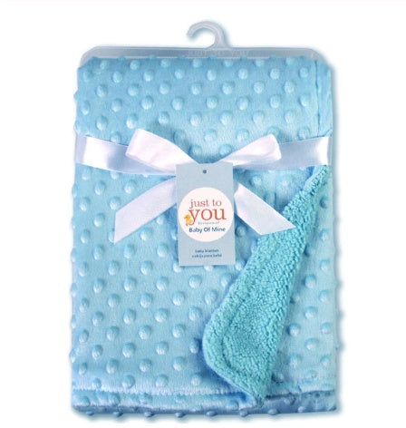 Polar Dot Baby Blanket – Soft Newborn Swaddle Wrap | Tiny and Thrives