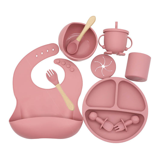 Silicone Feeding Set for Babies – 10-Piece Safe Mealtime Kit | Tiny and Thrives