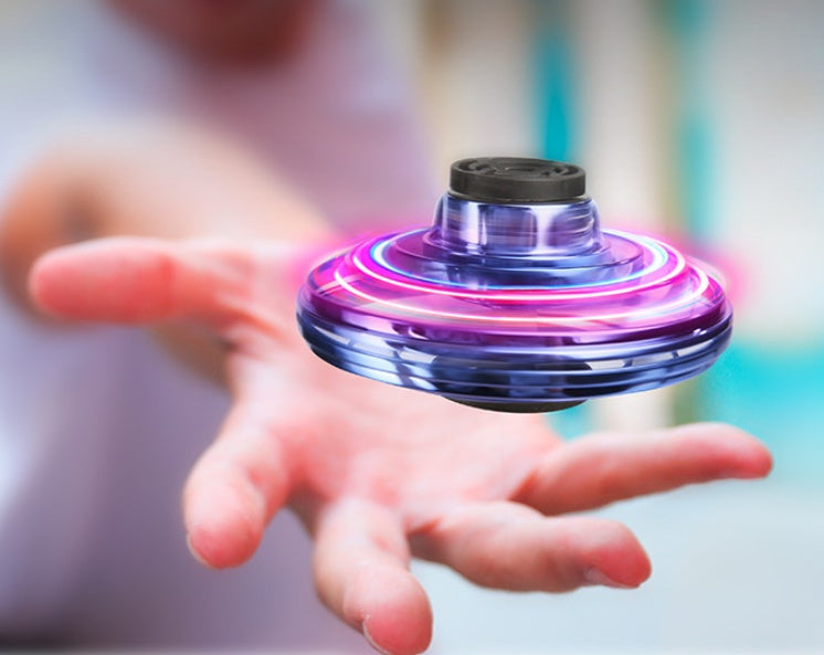 Mini Fingertip Gyro Drone Toy – LED UFO Flying Spinner | Tiny and Thrives