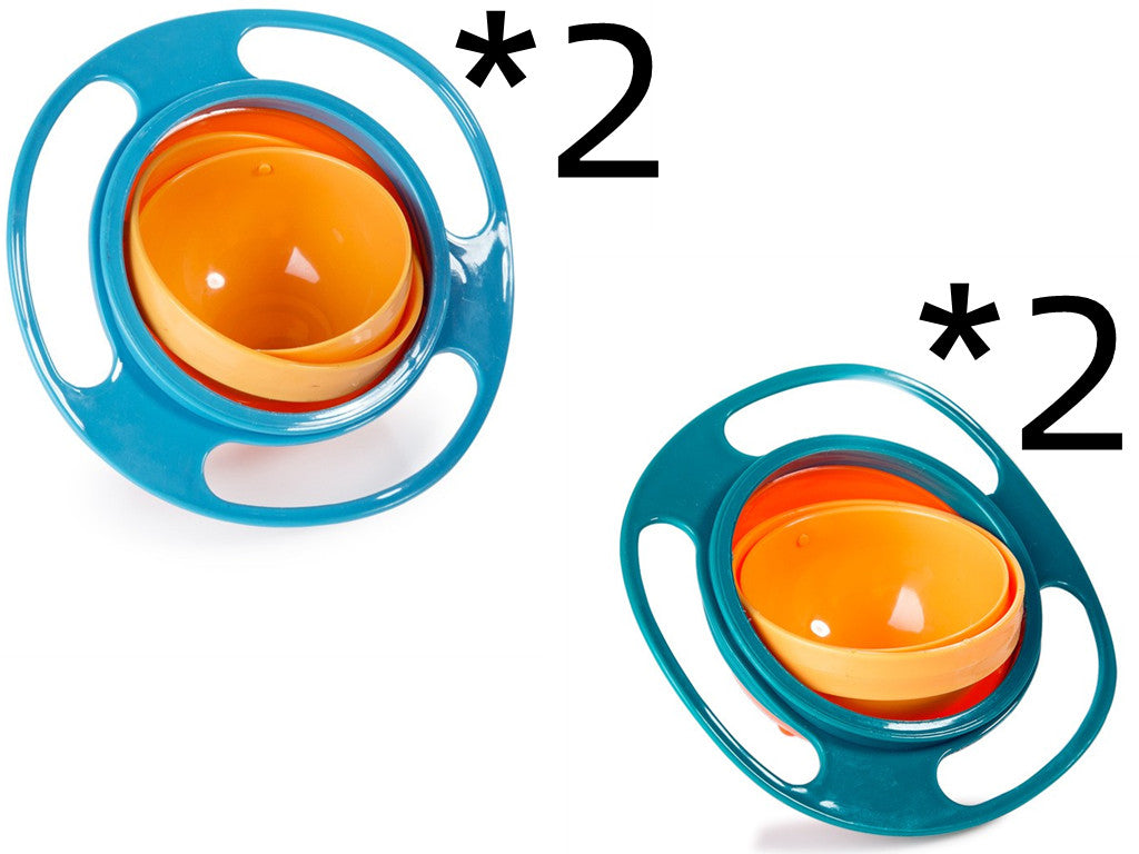 360° Rotate Spill-Proof Baby Bowl – Easy Clean & Safe | Tiny and Thrives