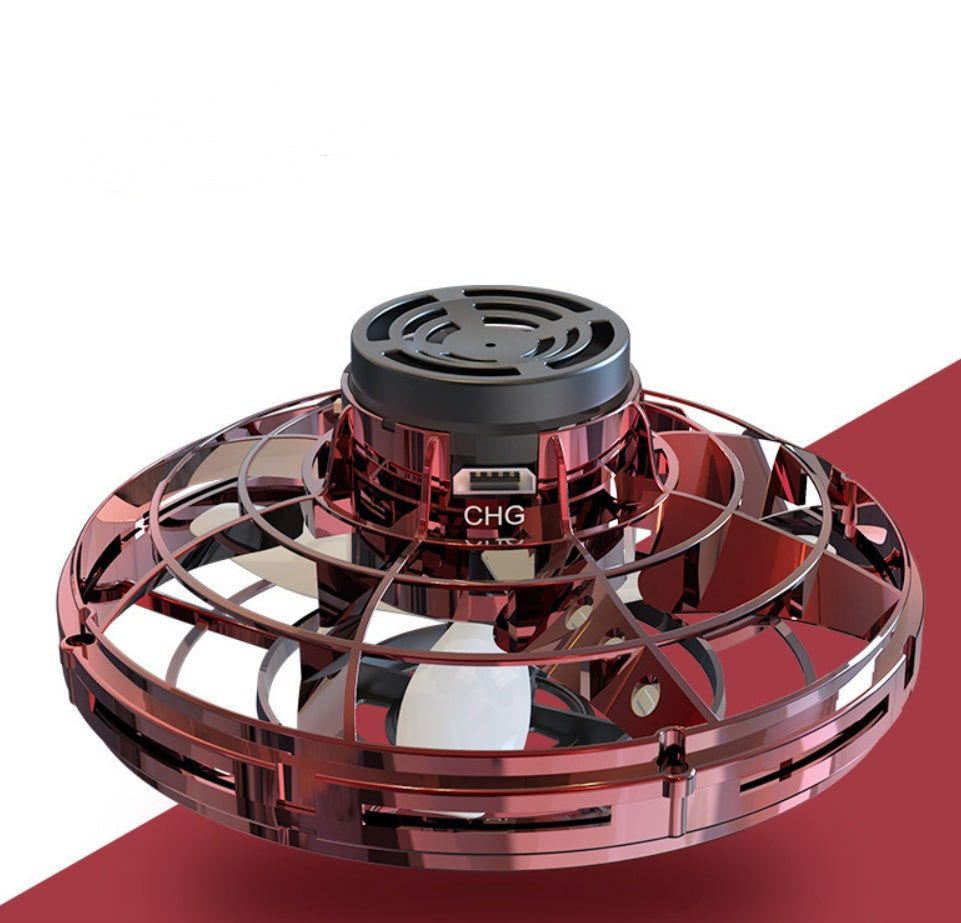 Mini Fingertip Gyro Drone Toy – LED UFO Flying Spinner | Tiny and Thrives