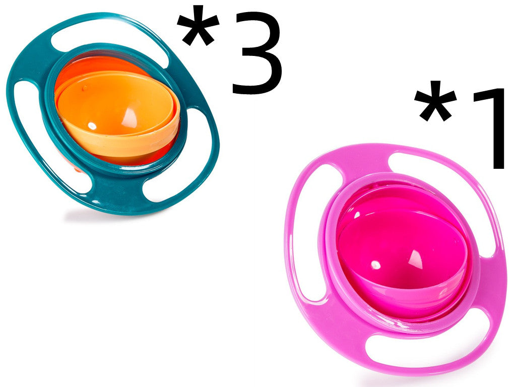 360° Rotate Spill-Proof Baby Bowl – Easy Clean & Safe | Tiny and Thrives