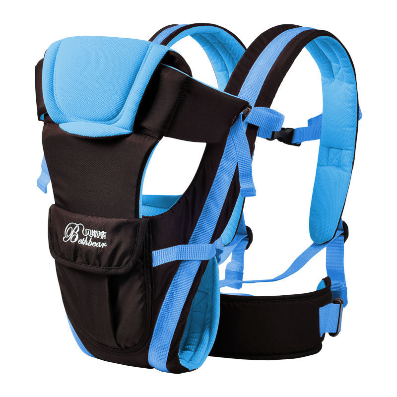 Baby Carrier with Hip Seat Double Shoulder Ergonomic Support | Tiny and Thrives