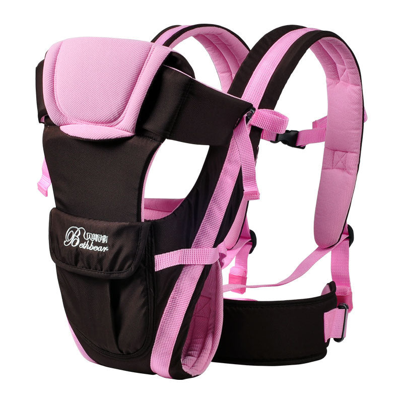 Baby Carrier with Hip Seat Double Shoulder Ergonomic Support | Tiny and Thrives