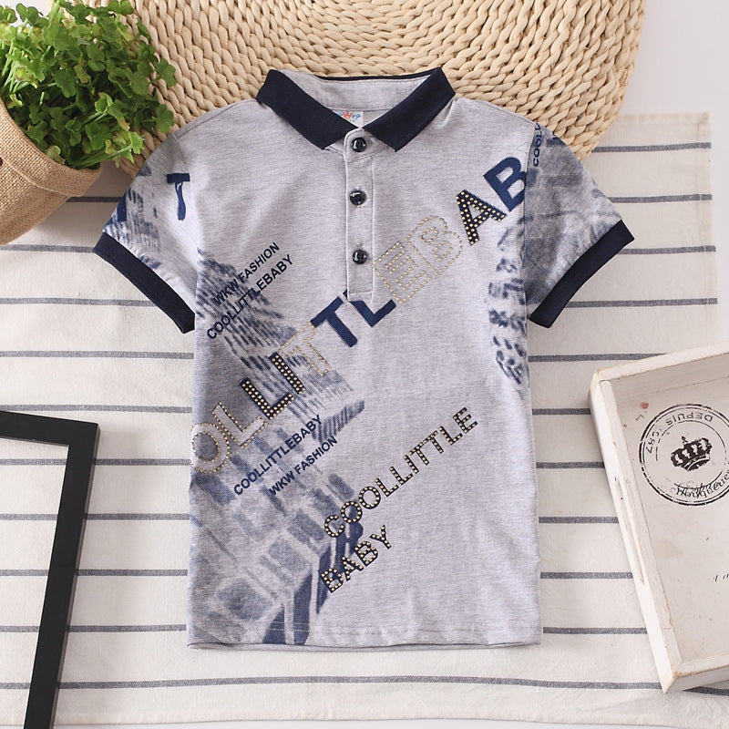 Kids Boys Cotton Shirt Short Sleeve Summer Tops – Tiny and Thrives