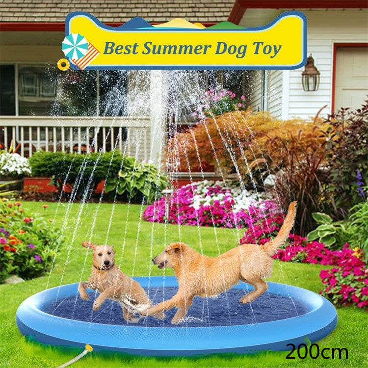 Non-Slip Splash Pad for Kids & Pets – Summer Water Fun | Tiny and Thrives