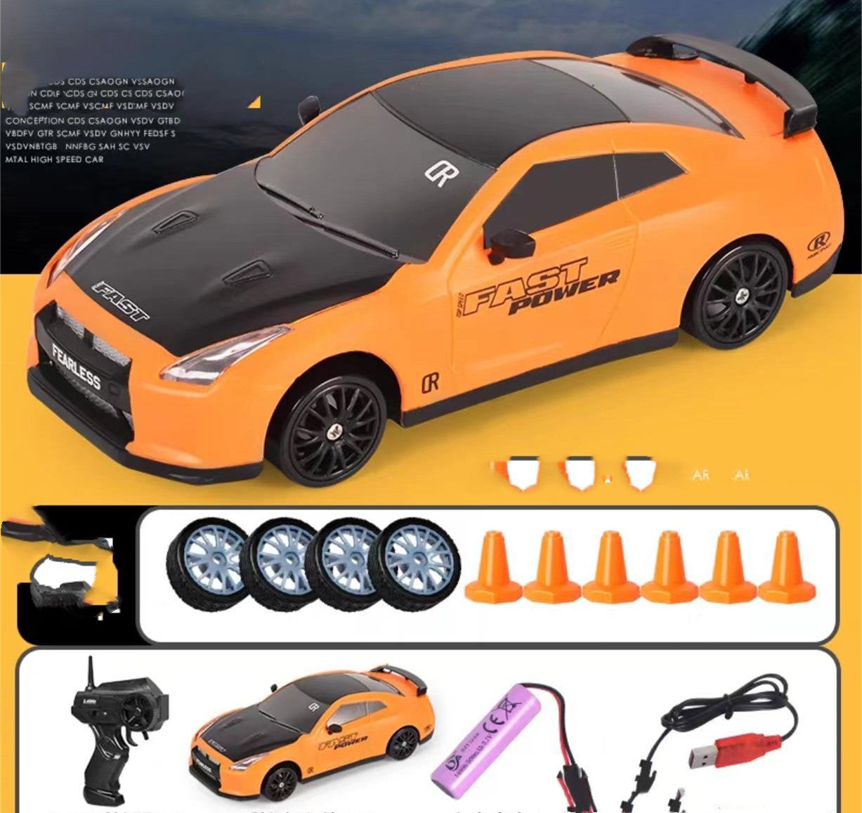RC Drift Car 4WD High-Speed Remote Control Racing Toy | Tiny and Thrives