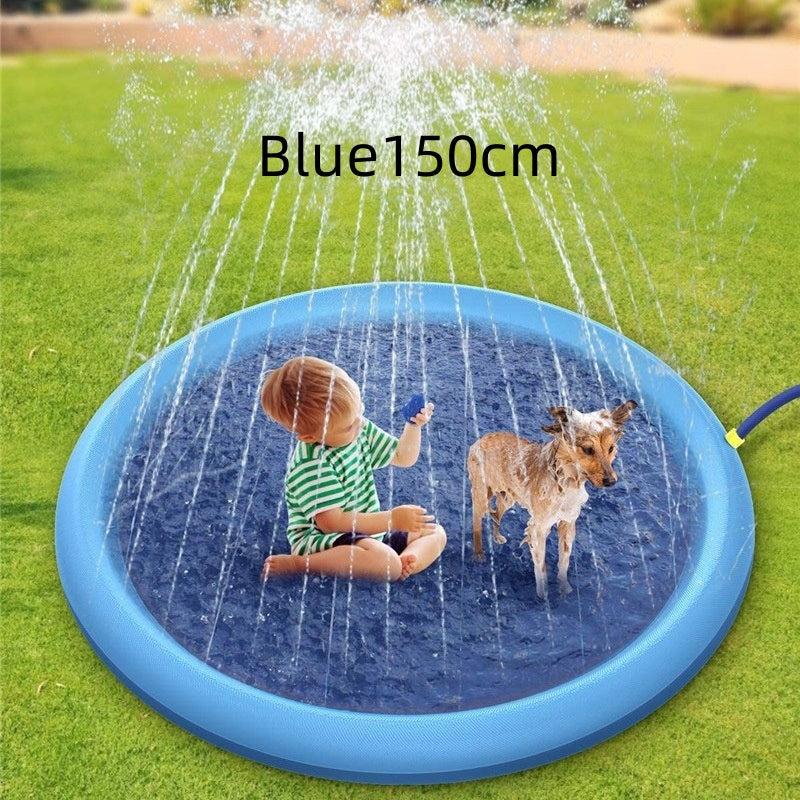 Non-Slip Splash Pad for Kids & Pets – Summer Water Fun | Tiny and Thrives