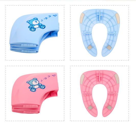 Folding Toilet Seat for Children – Portable, Non-Slip Travel Toilet Seat | Tiny and Thrives