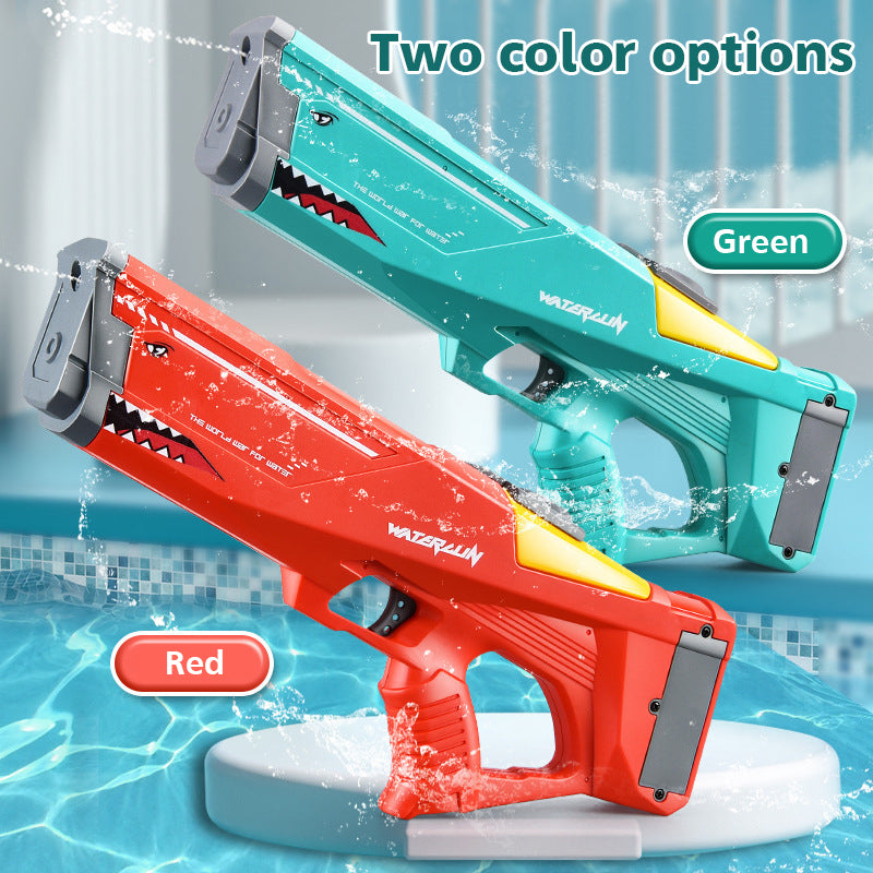 Electric Water Gun Shark Toy High Pressure Summer Water Blaster | Tiny and Thrives
