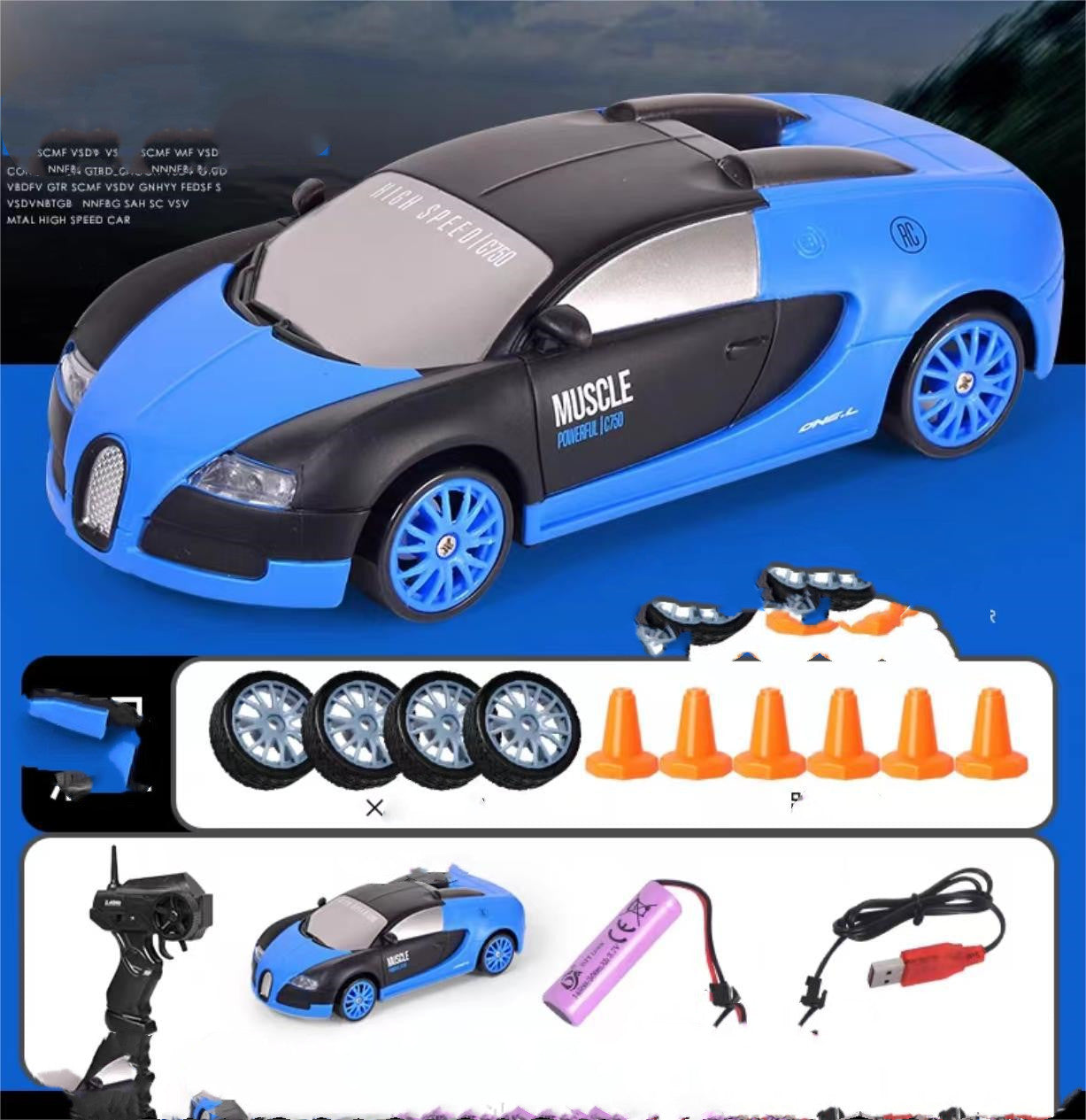 RC Drift Car 4WD High-Speed Remote Control Racing Toy | Tiny and Thrives