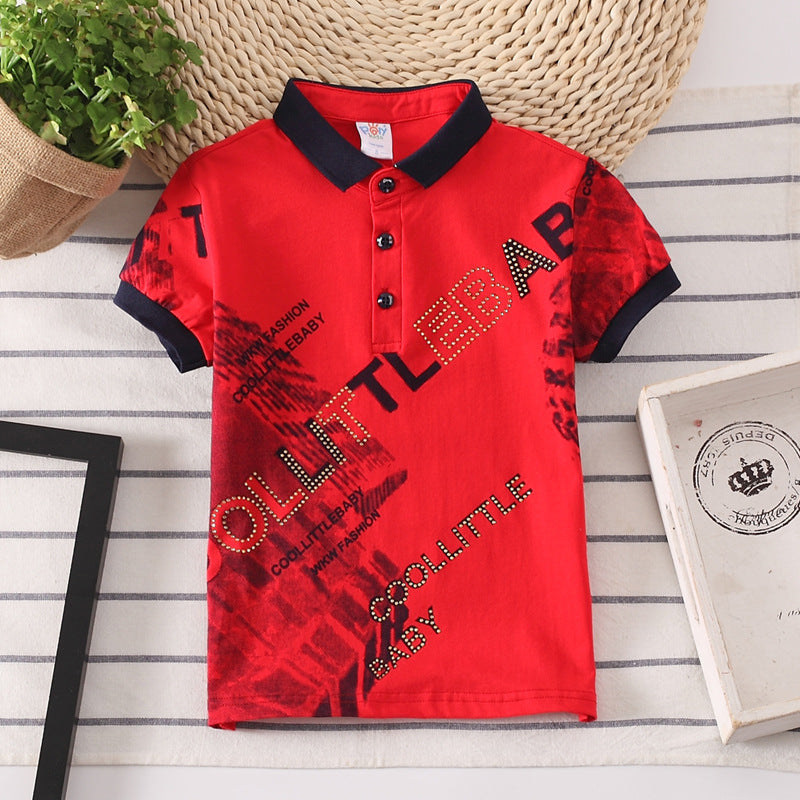 Kids Boys Cotton Shirt Short Sleeve Summer Tops – Tiny and Thrives