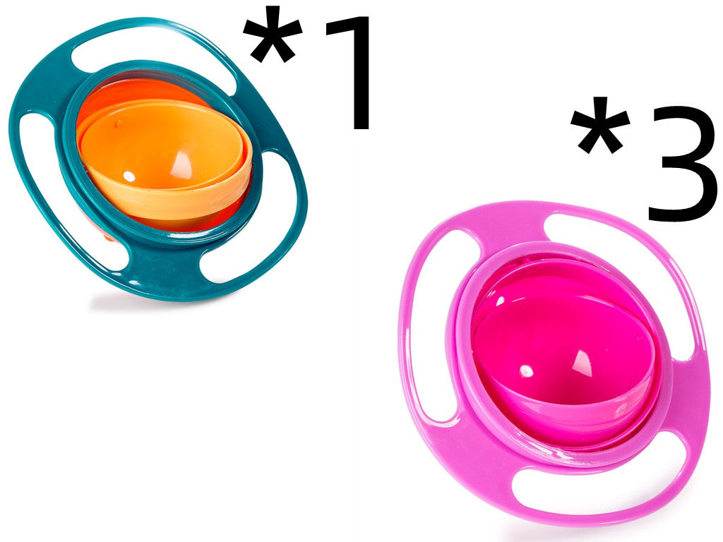 360° Rotate Spill-Proof Baby Bowl – Easy Clean & Safe | Tiny and Thrives