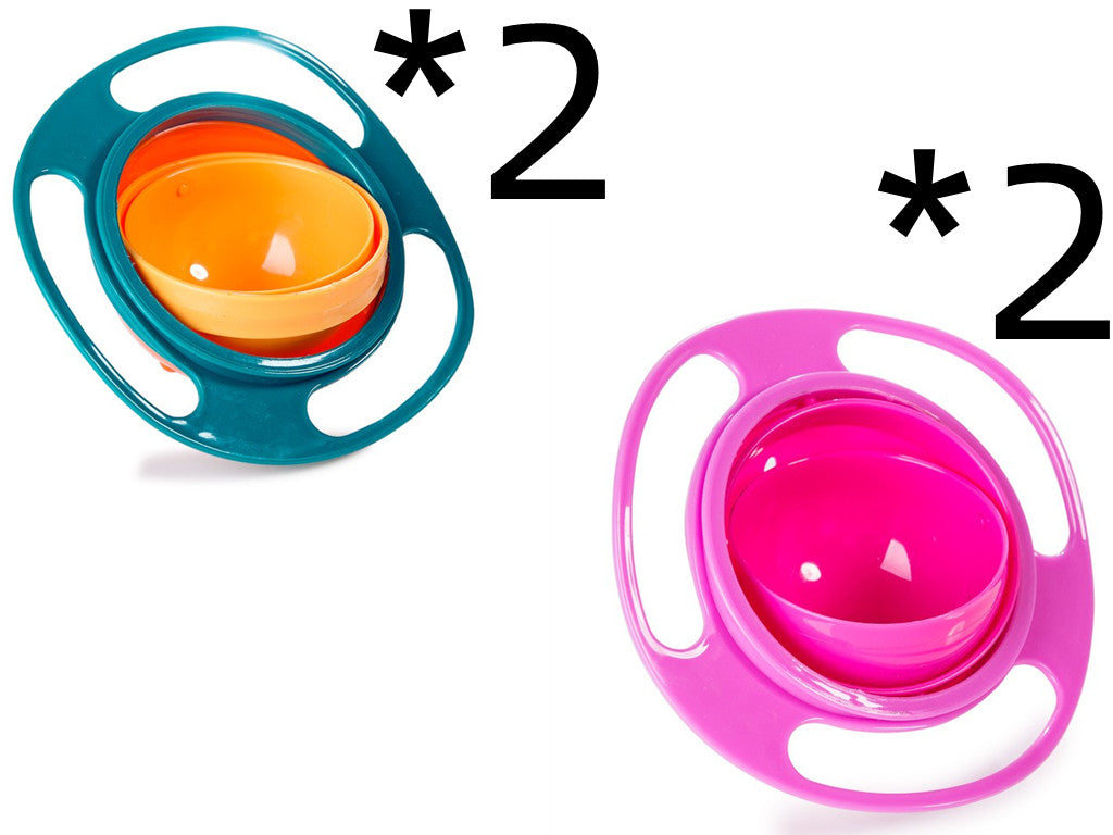 360° Rotate Spill-Proof Baby Bowl – Easy Clean & Safe | Tiny and Thrives