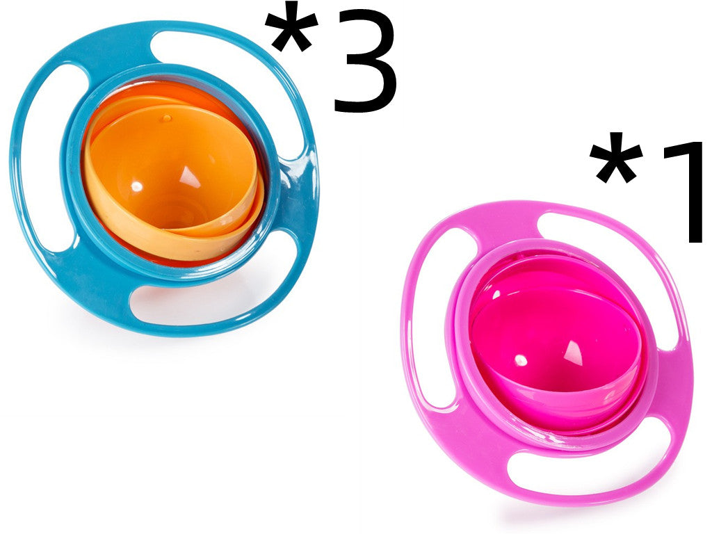 360° Rotate Spill-Proof Baby Bowl – Easy Clean & Safe | Tiny and Thrives