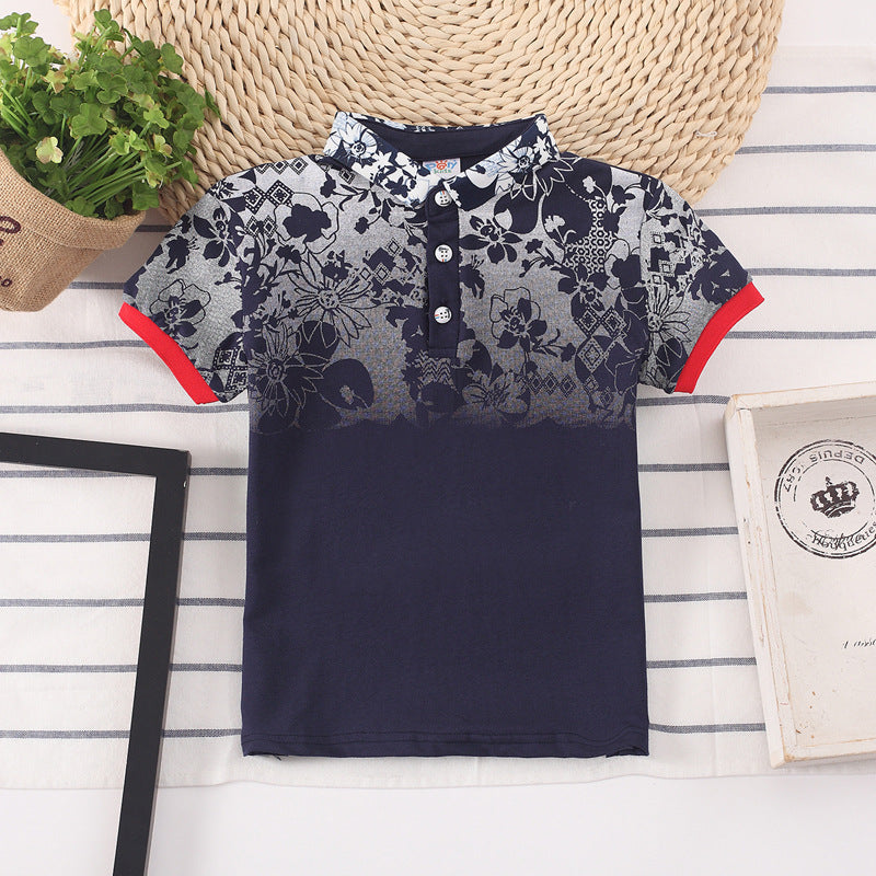 Kids Boys Cotton Shirt Short Sleeve Summer Tops – Tiny and Thrives